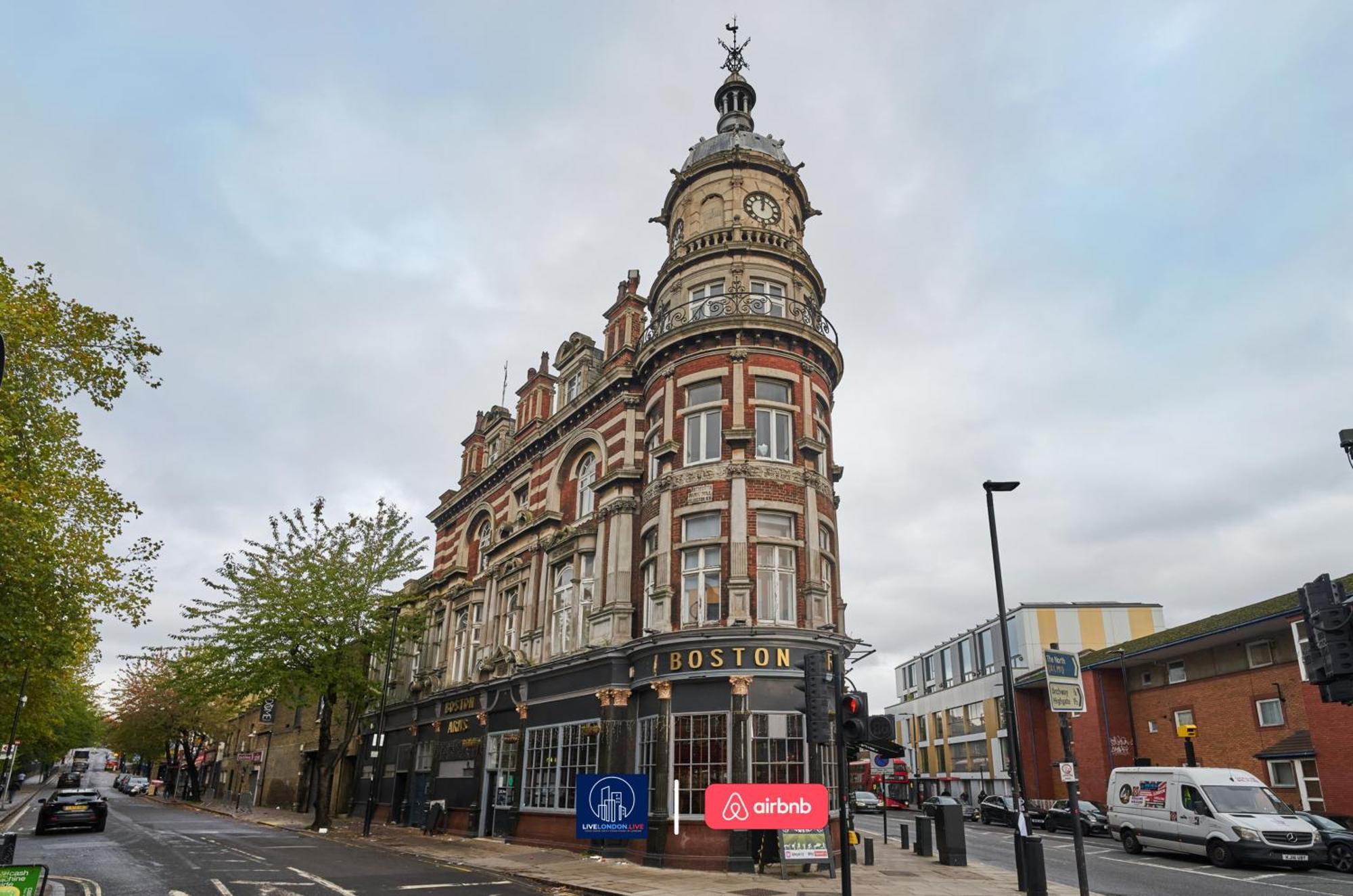 Last-Minute Specials L Sleeps Up To 4 Guests L One-Bedroom Apartment With King Bed And High Ceilings Near Camden By Live London Short Lets & Serviced Accommodation Zewnętrze zdjęcie