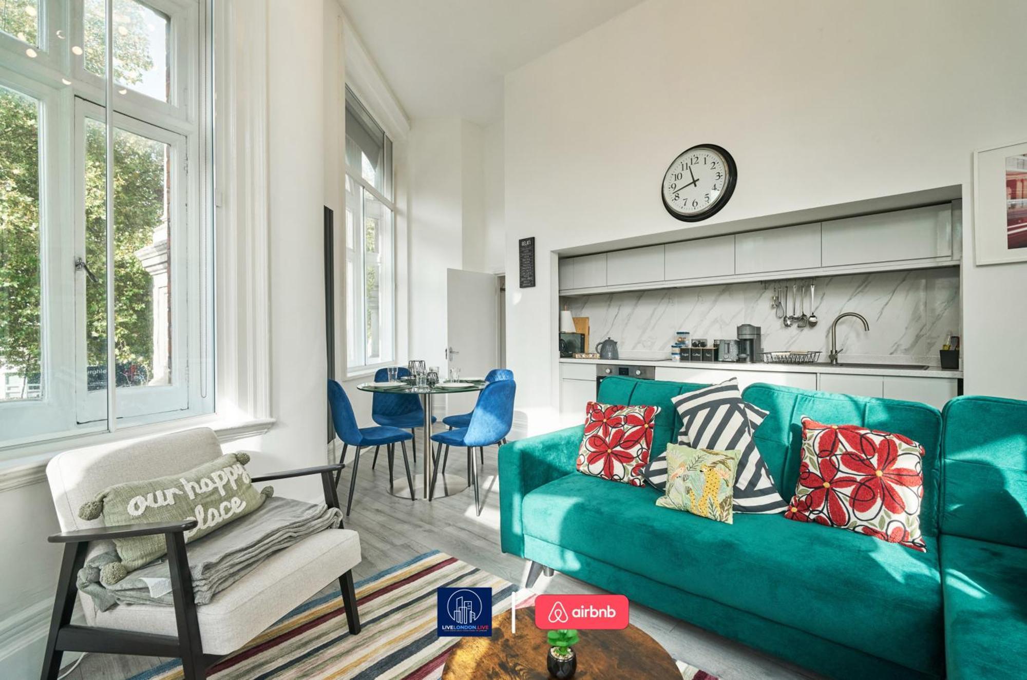 Last-Minute Specials L Sleeps Up To 4 Guests L One-Bedroom Apartment With King Bed And High Ceilings Near Camden By Live London Short Lets & Serviced Accommodation Zewnętrze zdjęcie
