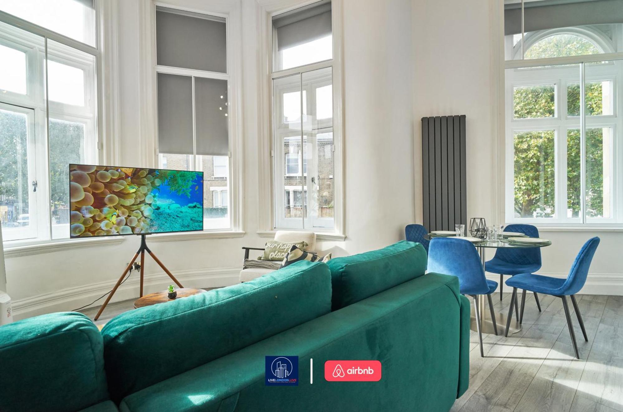 Last-Minute Specials L Sleeps Up To 4 Guests L One-Bedroom Apartment With King Bed And High Ceilings Near Camden By Live London Short Lets & Serviced Accommodation Zewnętrze zdjęcie