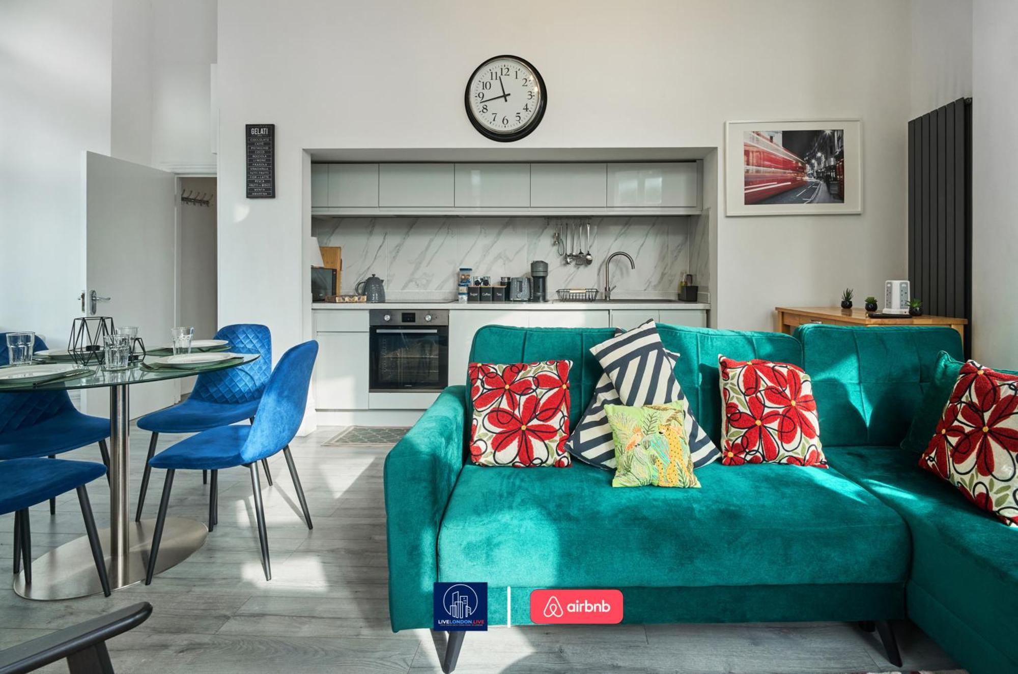 Last-Minute Specials L Sleeps Up To 4 Guests L One-Bedroom Apartment With King Bed And High Ceilings Near Camden By Live London Short Lets & Serviced Accommodation Zewnętrze zdjęcie