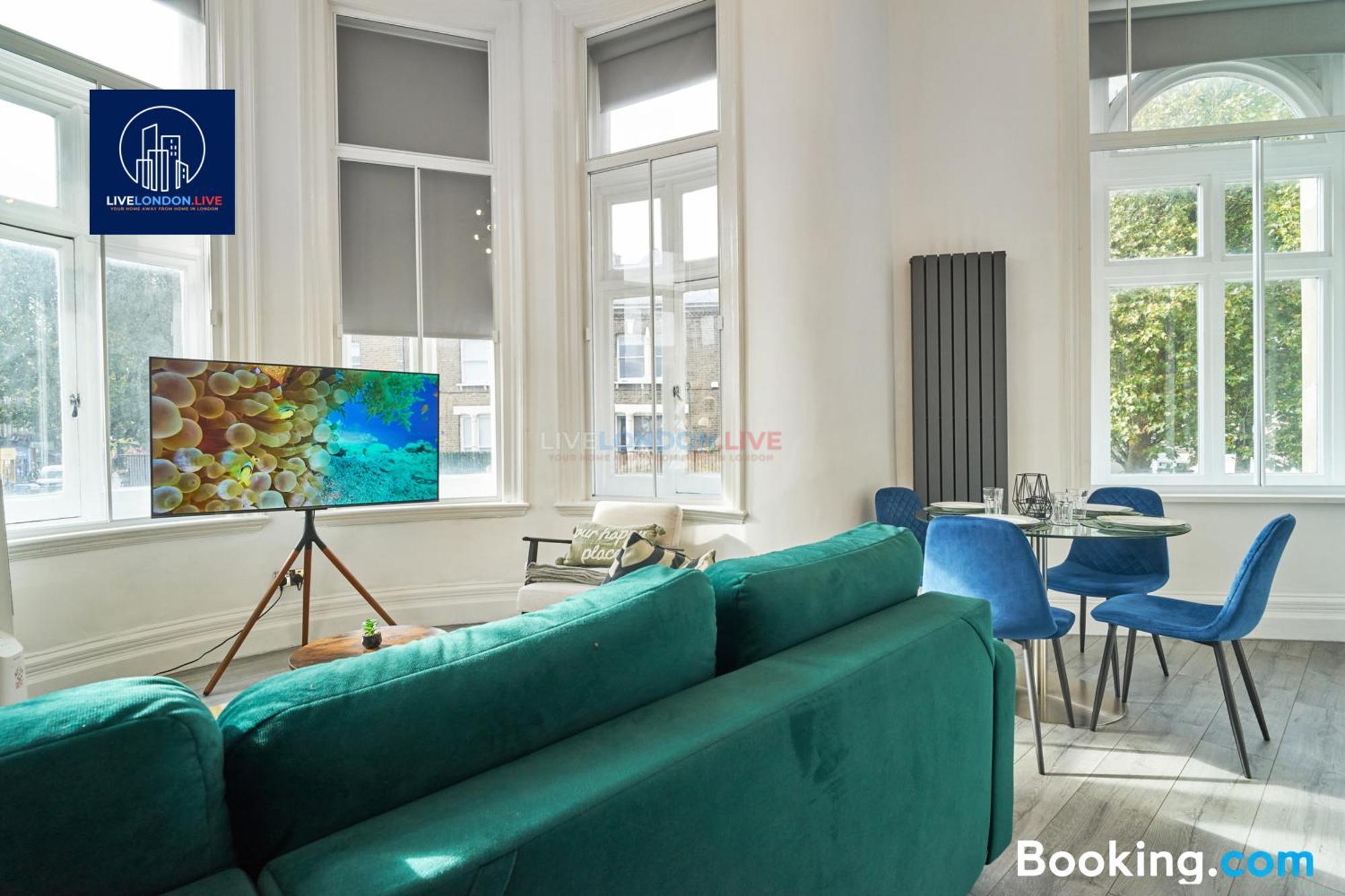Last-Minute Specials L Sleeps Up To 4 Guests L One-Bedroom Apartment With King Bed And High Ceilings Near Camden By Live London Short Lets & Serviced Accommodation Zewnętrze zdjęcie