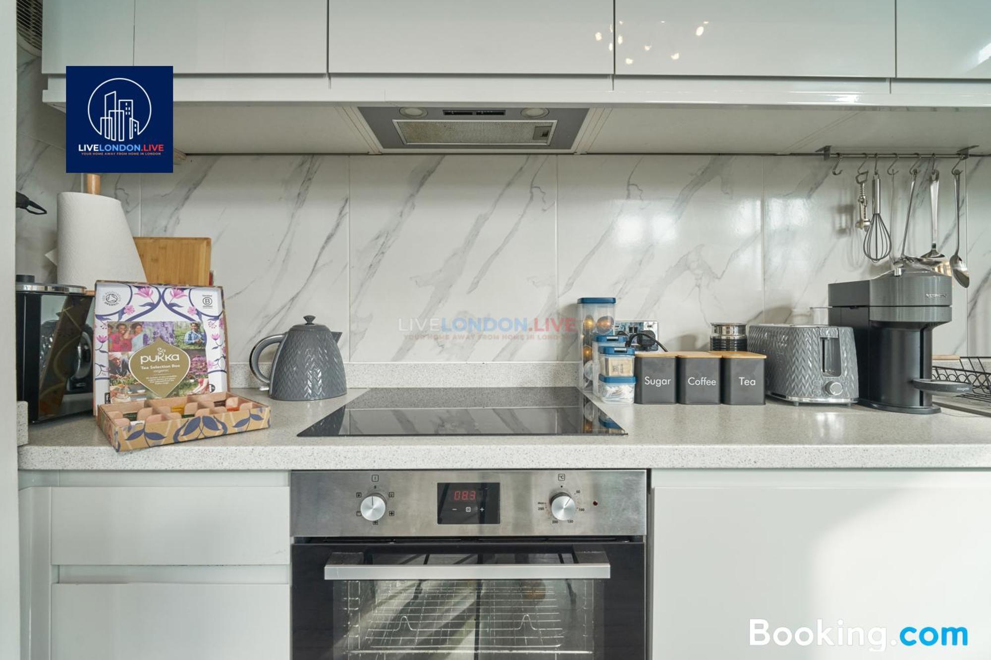 Last-Minute Specials L Sleeps Up To 4 Guests L One-Bedroom Apartment With King Bed And High Ceilings Near Camden By Live London Short Lets & Serviced Accommodation Zewnętrze zdjęcie