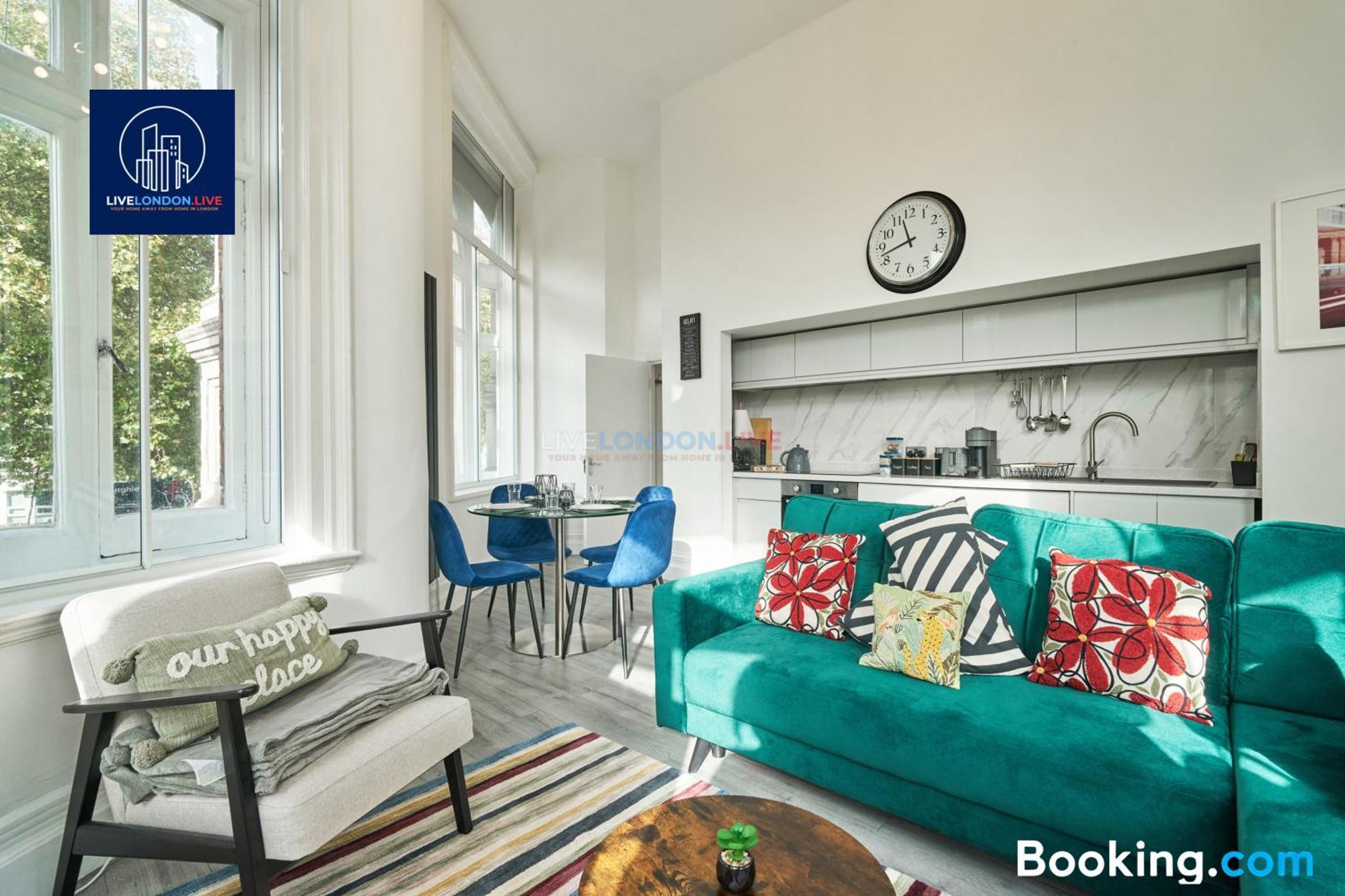 Last-Minute Specials L Sleeps Up To 4 Guests L One-Bedroom Apartment With King Bed And High Ceilings Near Camden By Live London Short Lets & Serviced Accommodation Zewnętrze zdjęcie