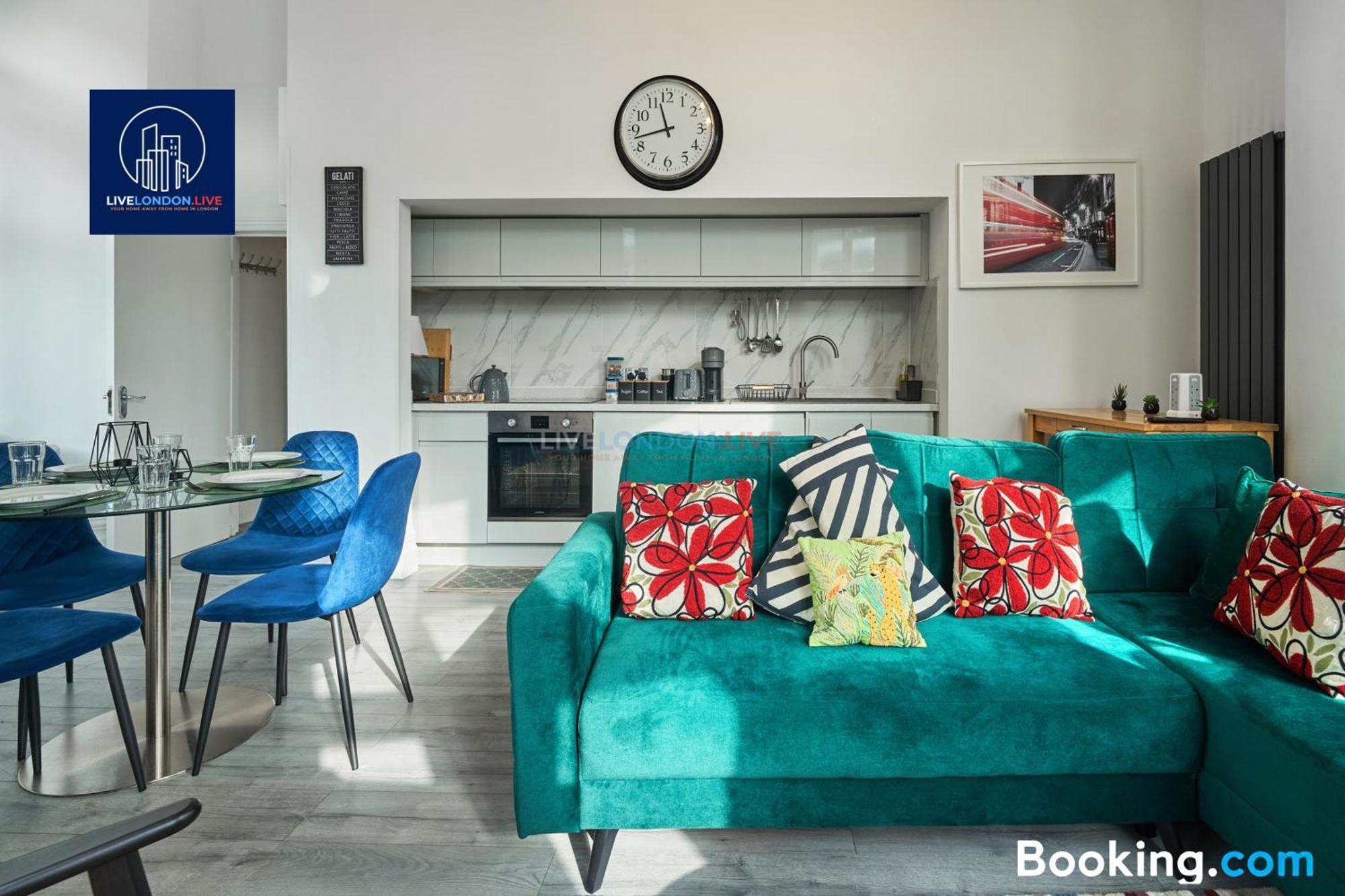 Last-Minute Specials L Sleeps Up To 4 Guests L One-Bedroom Apartment With King Bed And High Ceilings Near Camden By Live London Short Lets & Serviced Accommodation Zewnętrze zdjęcie